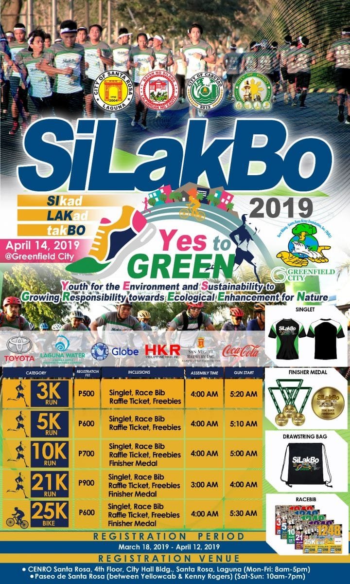 Silakbo Yes To Green 2019 In Greenfield City Running Events In