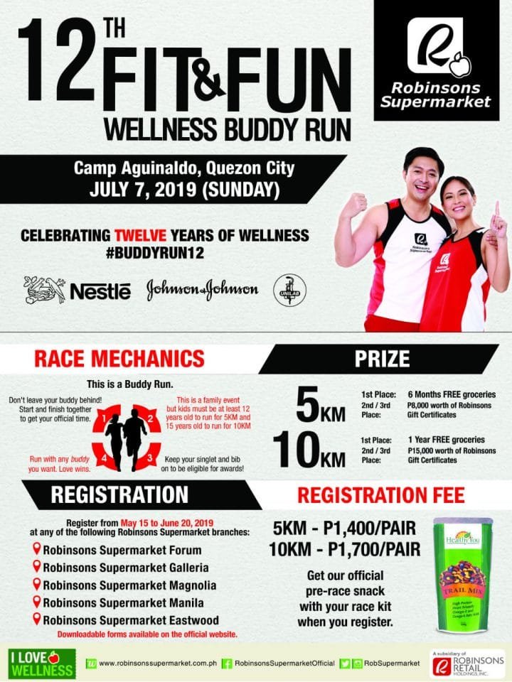 Fit and Fun Wellness Buddy Run 2019 pinoy fitness events philippines image1