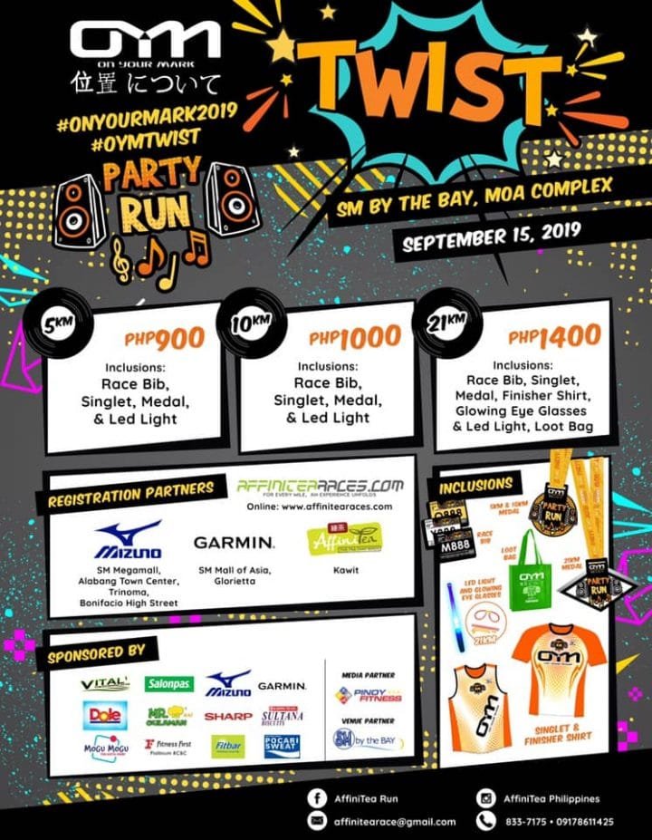 OYM Twist Party Run 2019 Poster 720x927