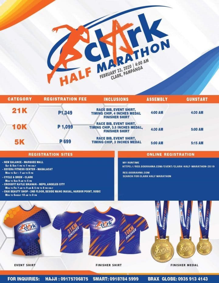 Clark Half Marathon 2020 Poster 720x932