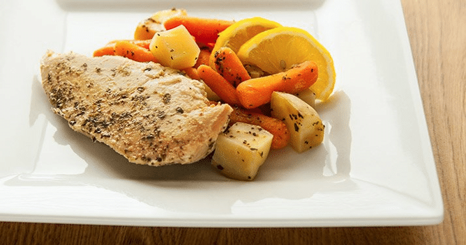 tips how to get back in shape after holiday binge potatoes usa chicken herbs