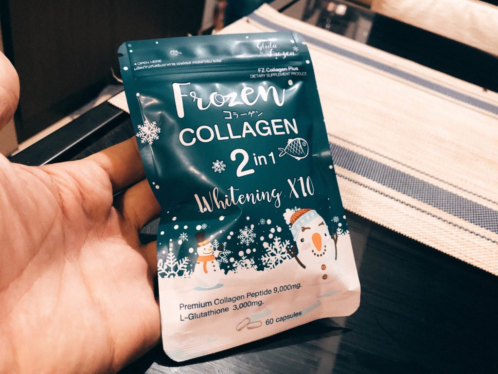 Frozen collagen review photo at the front pack from Pinoy Fit Buddy
